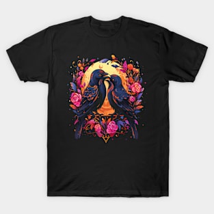 Crow Couple Valentine T-Shirt